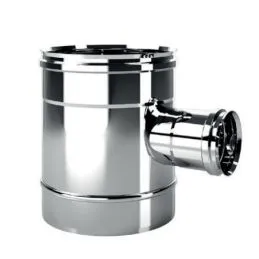90 gradi reduced T-pipe Ø80 MONO De Marinis single-walled flue