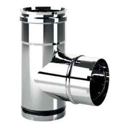 90 gradi T-pipe SINGLE-WALL chimney MONO De Marinis