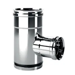 Reduced 90 gradi T-pipe SINGLE-wall flue MONO De Marinis