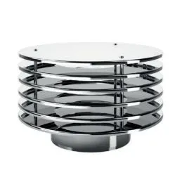 Hat with single-walled chimney fins MONO De Marinis Inox