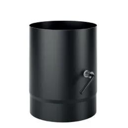 Pipe L 0.25 m with damper for DESIGN De Marinis steel stoves