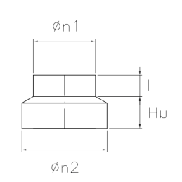 2mm thickness SDRCR DESIGN reduction fitting for wood stoves