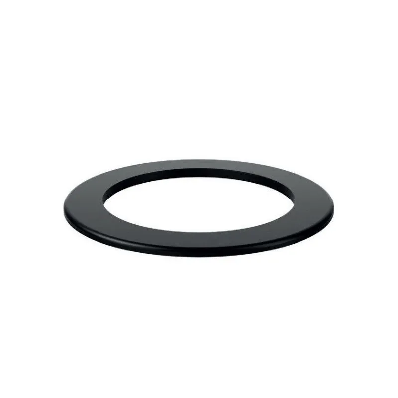 Curved hole cover rosette for DESIGN SDRSB stove pipe