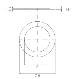 Curved hole cover rosette for DESIGN SDRSB stove pipe