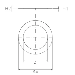 Curved hole cover rosette for DESIGN SDRSB stove pipe