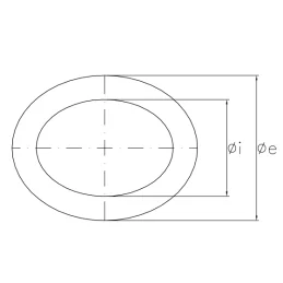 45 ° elliptical hole cover for DESIGN SDRS45E stove pipe