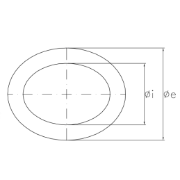 Rosone copriforo ellittico 45° per tubo stufa DESIGN SDRS45E