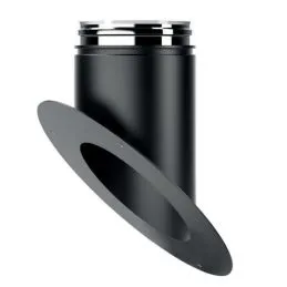 45 ° telescopic canopy for DESIGN SDRT45E stove pipe