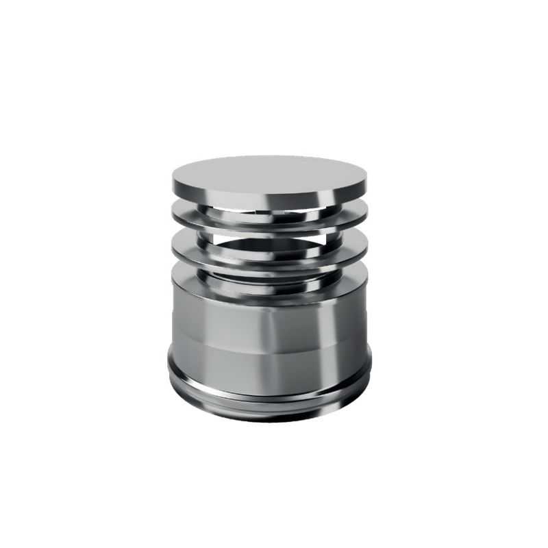 Ring terminal cap I2TLN ISO25 INOX Double wall flue