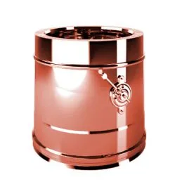 ISO25 De Marinis Copper double wall flue gas calibration damper module