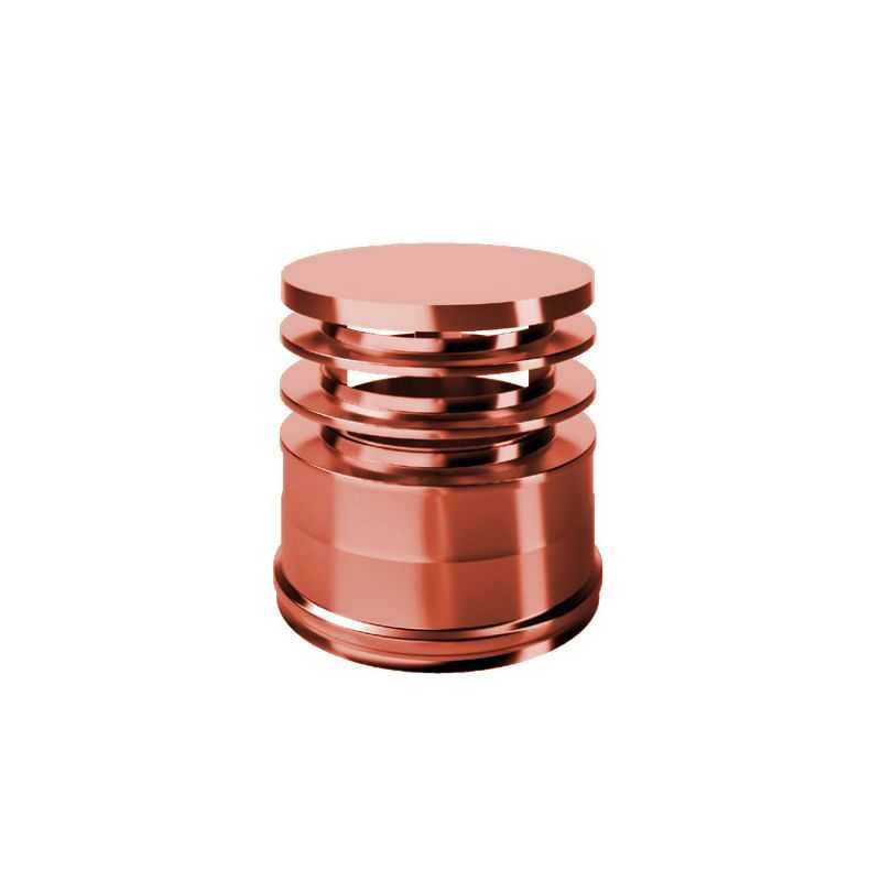 Ring terminal cap R2TLN ISO25 Copper Double wall flue