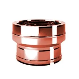 Double wall flue connection ISO25 De Marinis Copper