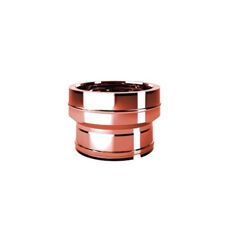 Double wall flue connection ISO25 De Marinis Copper