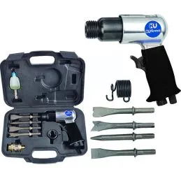 Scalpellatore ad aria compressa Hu-Firma kit con 4 scalpelli 90573-05