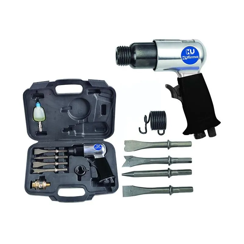 Hu-Firma compressed air chisel kit with 4 chisels 90573-05 Hu-Firma compressed air chisel kit with 4 chisels 90573-05