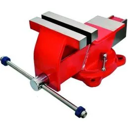 80mm steel bench vice with swivel base VIGOR 49120-10
