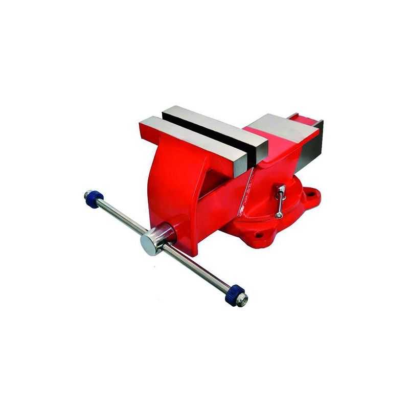 80mm steel bench vice with swivel base VIGOR 49120-10