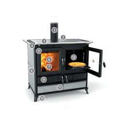 Thermorossi Klara EVO 12.1Kw wood stove