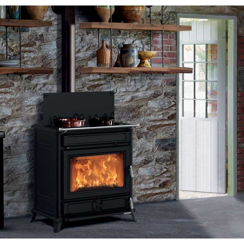 Wood stove with hob and oven Thermorossi Agorà 12.3Kw