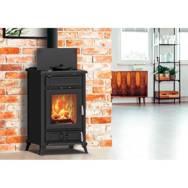 Stufa a legna con piano cottura e forno Thermorossi Filò 10,8Kw