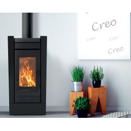 Stufa a legna Thermorossi Creo Evo Wood 10,1Kw canalizzabile e