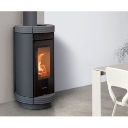 Stufa a legna Thermorossi Dorica Evo Wood Metalcolor 10,1Kw