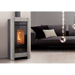 Stufa a legna Thermorossi Essenza Evo Wood Stone 10,1Kw