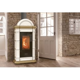 Stufa a legna Thermorossi Lienz Evo Wood Maiolica 10,1Kw