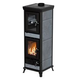 Wood stove with oven Thermorossi Agnese EVO Stone 7.4Kw