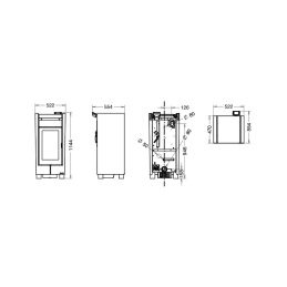 Stufa a pellet Thermorossi Mood Plus 9,2 Kw