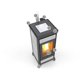 Thermorossi Kokkola Plus pellet stove 9.2 Kw