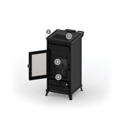 Thermorossi Flåm Easy 9.5 Kw 5 Star pellet stove