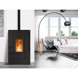 Thermorossi SlimQuadro Lumia Cristallo pellet stove 10.2 Kw 5