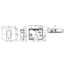 Stufa a pellet Thermorossi SlimQuadro Style Evo Cristallo 11Kw