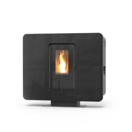 Stufa a pellet Thermorossi SlimQuadro Style Evo Cristallo 11Kw