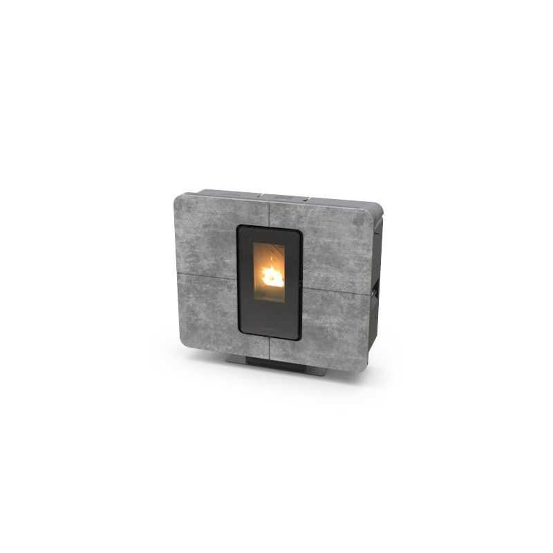 Stufa a pellet Thermorossi SlimQuadro Style Evo Gres 11Kw