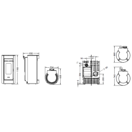 Thermorossi Moma AIR 11.8Kw pellet stove