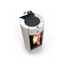 Thermorossi Chic AIR 11.8Kw pellet stove