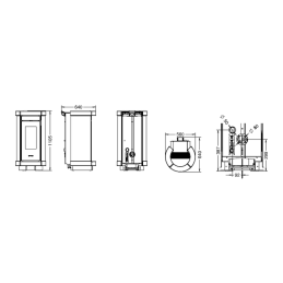 Thermorossi Dorica Natural Air EVO 11.4Kw 5 Star pellet stove