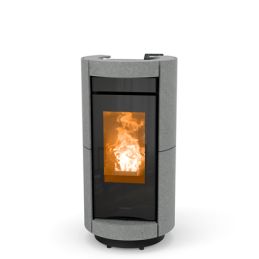 Stufa a pellet Thermorossi Dorica Stone Natural Air EVO 11,4Kw