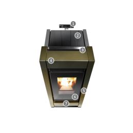 Thermorossi Essenza Metalcolor AIR 11.8Kw pellet stove