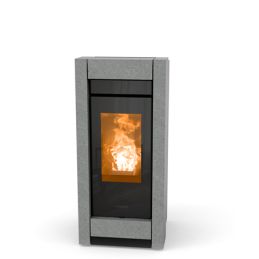 Stufa a pellet Thermorossi Essenza Stone Air EVO 11,4Kw 5 Stelle