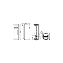 Thermorossi Moma Supreme Natural Air EVO 11.4Kw 5 Star pellet