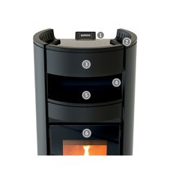 Stufa a pellet Thermorossi Moma Supreme Natural Air EVO 11,4Kw