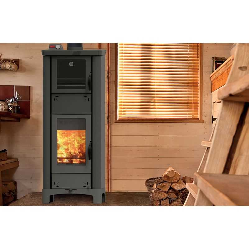 Wood-burning thermo stove ARDHEA-F Evo5 Easy Thermorossi 15.1