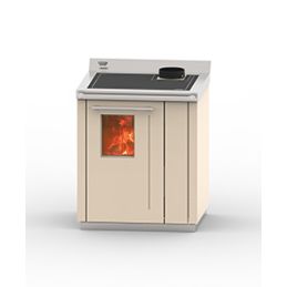 Wood-fired thermocooker BOSKY 30 SQUARE EVO 5 11.1kW 5 stars