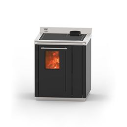 Termocucina a legna BOSKY 30 SQUARE EVO 5 Thermorossi 11,1kW 5