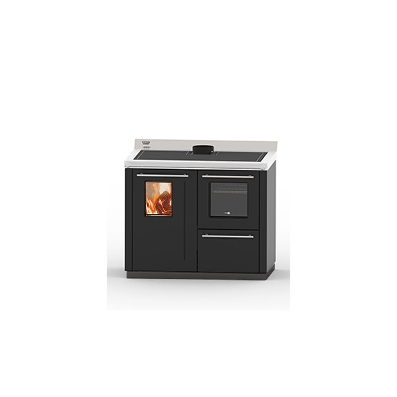 Wood-fired thermocooker BOSKY F30 SQUARE EVO 5 11.1kW 5 stars