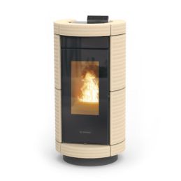 Thermorossi pellet thermo stove DORICA Maiolica Idra 14 5 stars