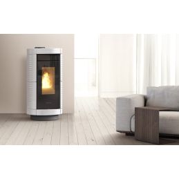 Thermorossi pellet thermo stove DORICA Maiolica Idra 18 5 stars